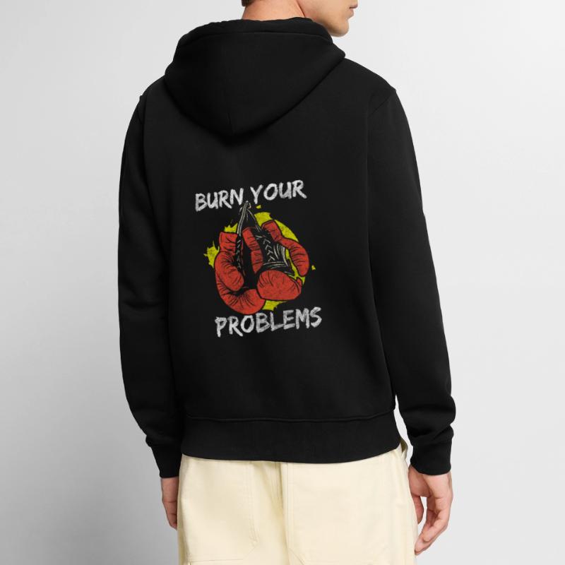 Problem Solution: Black Humor Doesn't Matter Unisex Premium Organic Zip Hoodie