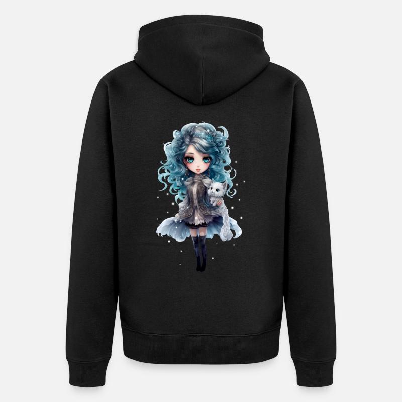 Dollie Hiver - Veste à capuche bio Premium Unisexe - noir