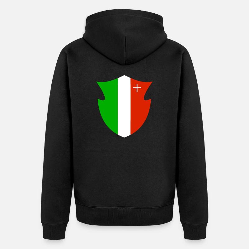Canton de Neuchâtel - Veste à capuche bio Premium Unisexe - noir