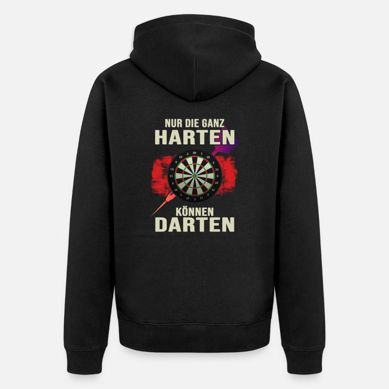 Fléchettes Fléchettes Legend Fléchettes - Veste à capuche bio Premium Unisexe - noir