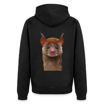 Raquette - Veste à capuche bio Premium Unisexe - noir - Dos - Nico (187cm)