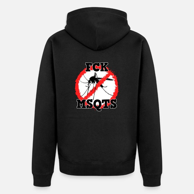 FCK msqts - Veste à capuche bio Premium Unisexe - noir