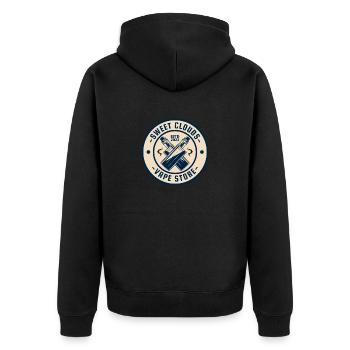 Sweet Clounds Vape Store - Veste à capuche bio Premium Unisexe - noir - Dos - Nico (187cm)