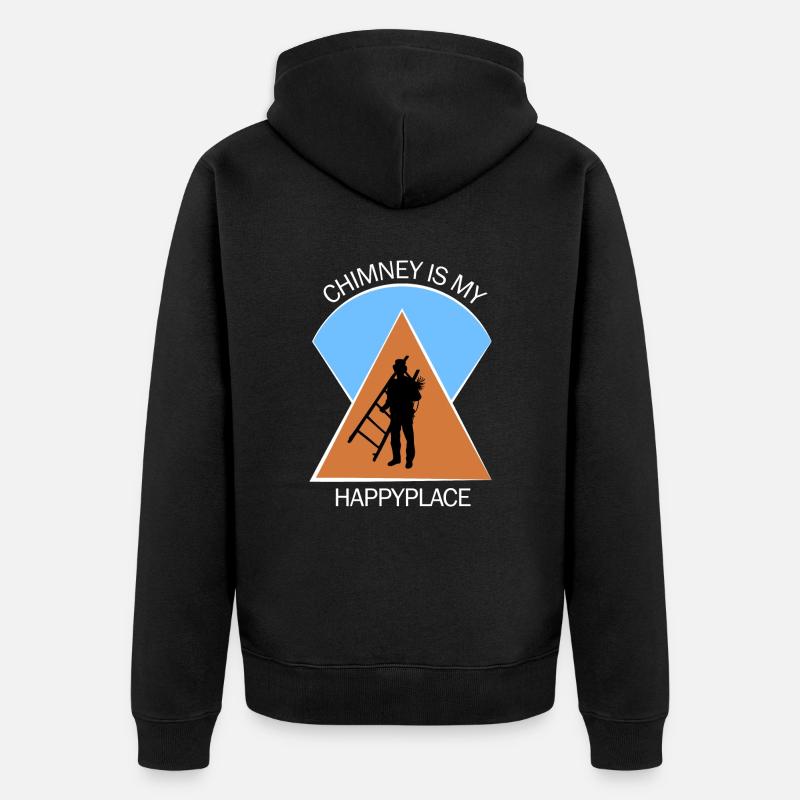 Chimney Sweep Chimney Sweep - Unisex Premium Organic Zip Hoodie - black