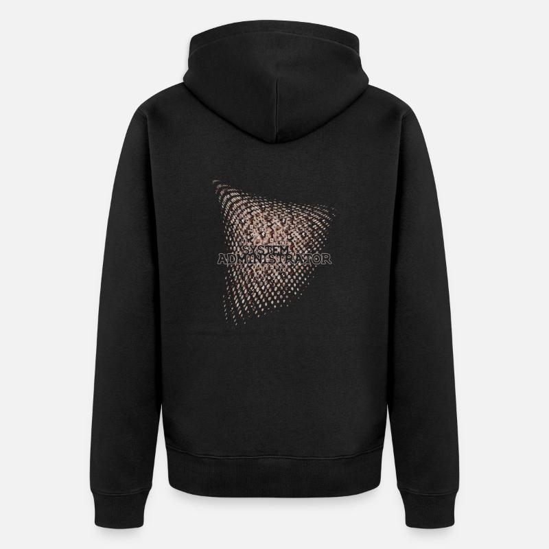Administrateur système - Veste à capuche bio Premium Unisexe - noir