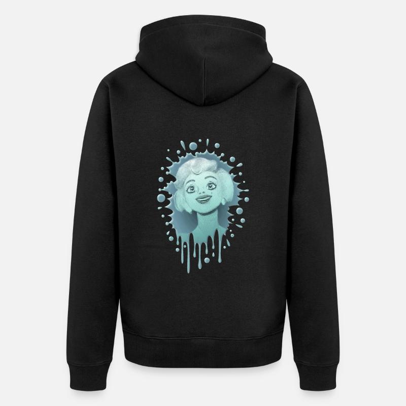 Marilyn 7 - Veste à capuche bio Premium Unisexe - noir