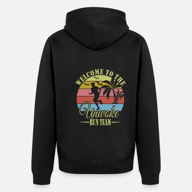 Marathon - Veste à capuche bio Premium Unisexe - noir