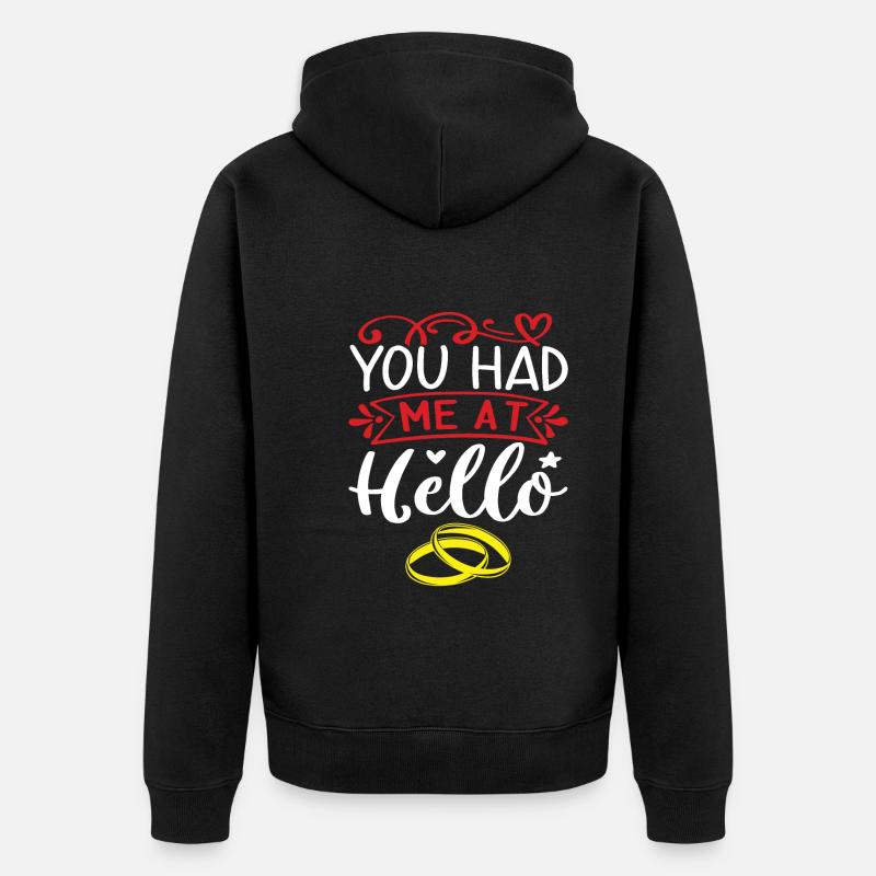 Marié - Veste à capuche bio Premium Unisexe - noir