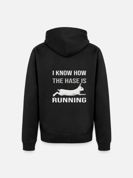 Englischlehrer - Unisex Premium Bio Zip Hoodie - Schwarz