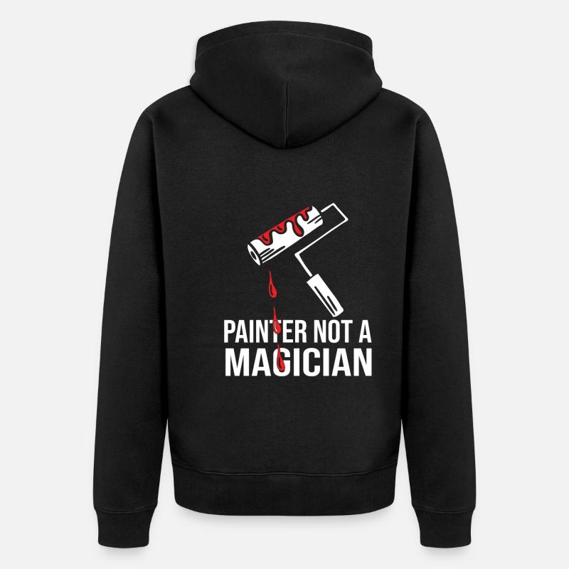Peintre - Veste à capuche bio Premium Unisexe - noir