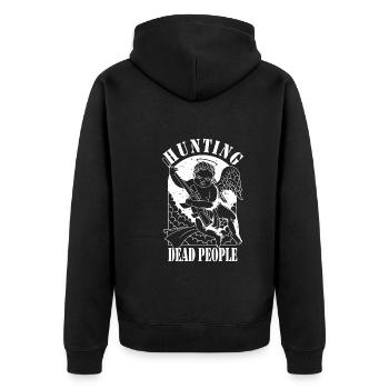 Chasseurs de fantômes - Veste à capuche bio Premium Unisexe - noir - Dos - Nico (187cm)