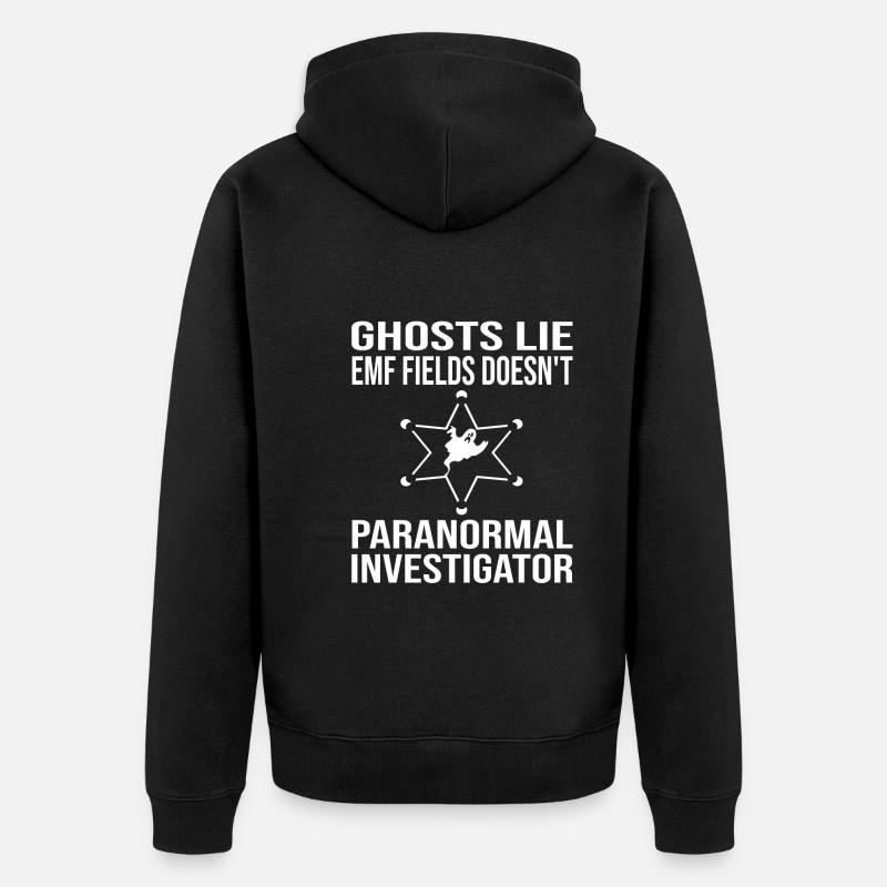 Chasseurs de fantômes - Veste à capuche bio Premium Unisexe - noir