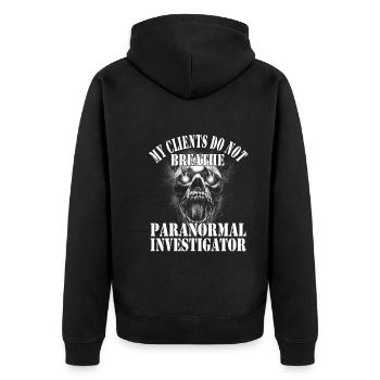 Chasseurs de fantômes - Veste à capuche bio Premium Unisexe - noir - Dos - Nico (187cm)