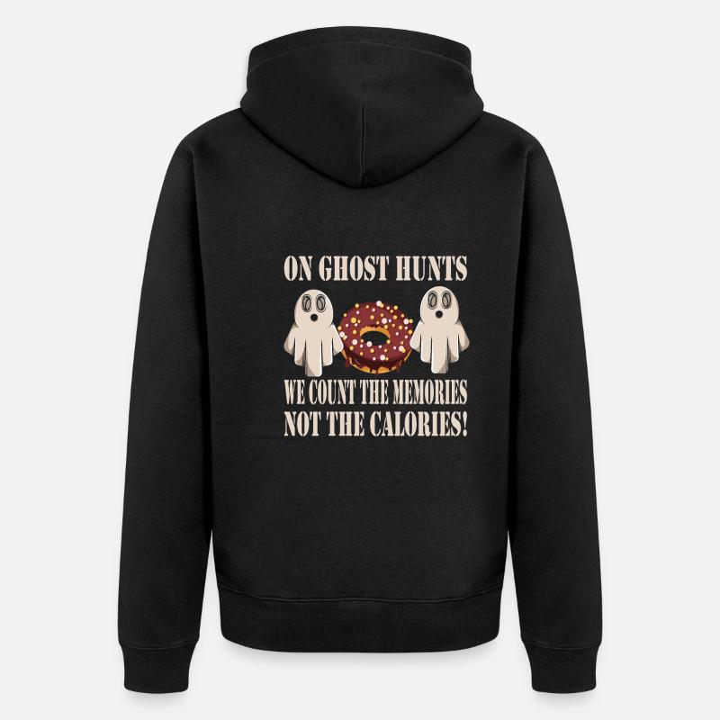 Geisterjäger - Unisex Premium Bio Zip Hoodie - Schwarz