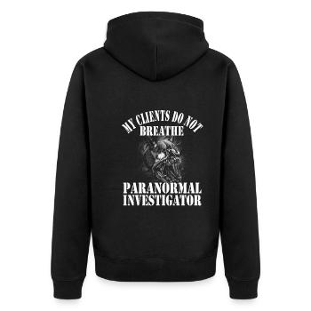 Chasseurs de fantômes - Veste à capuche bio Premium Unisexe - noir - Dos - Nico (187cm)