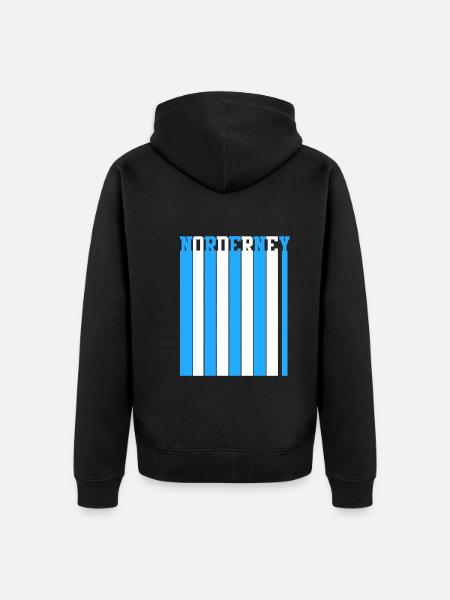 North Sea Norderney - Unisex Premium Organic Zip Hoodie - black