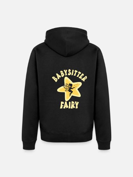 Babysitter - Unisex Premium Organic Zip Hoodie - black
