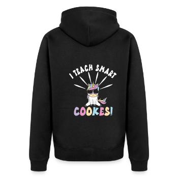 École maternelle - Veste à capuche bio Premium Unisexe - noir - Dos - Nico (187cm)