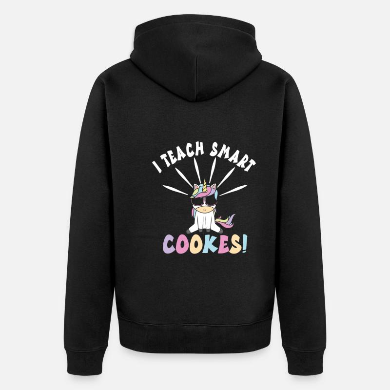 École maternelle - Veste à capuche bio Premium Unisexe - noir