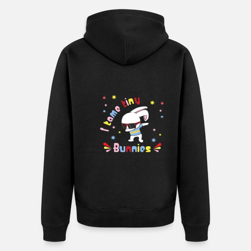 École maternelle - Veste à capuche bio Premium Unisexe - noir
