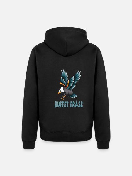 Urlaub - Unisex Premium Bio Zip Hoodie - Schwarz