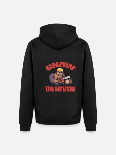 Beaver Nutria - Veste à capuche bio Premium Unisexe - noir