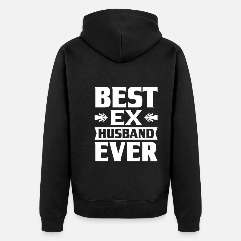 Scheidung - Unisex Premium Bio Zip Hoodie - Schwarz