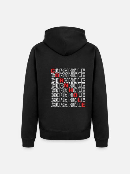 Cornhole - Veste à capuche bio Premium Unisexe - noir