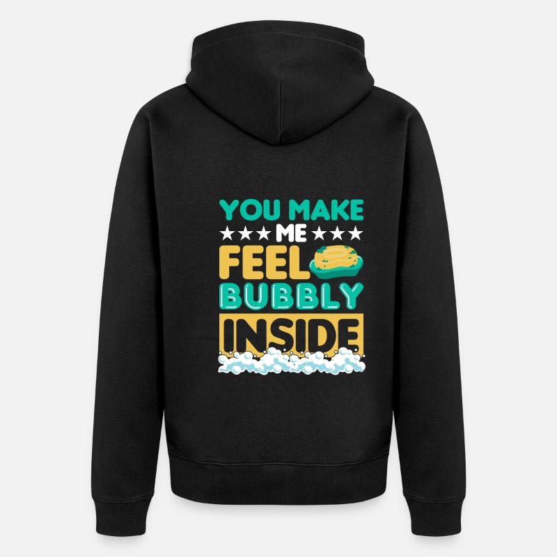 Faire du savon - Veste à capuche bio Premium Unisexe - noir