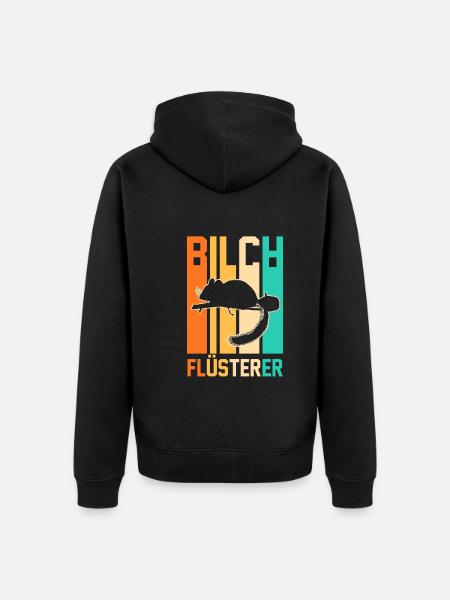 Bilch - Unisex Premium Bio Zip Hoodie - Schwarz