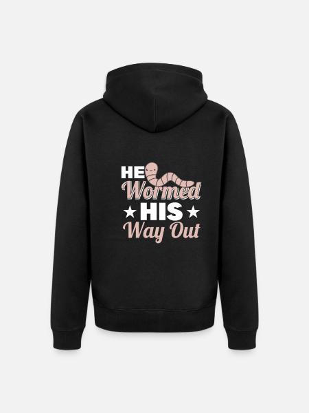 Insects - Unisex Premium Organic Zip Hoodie - black