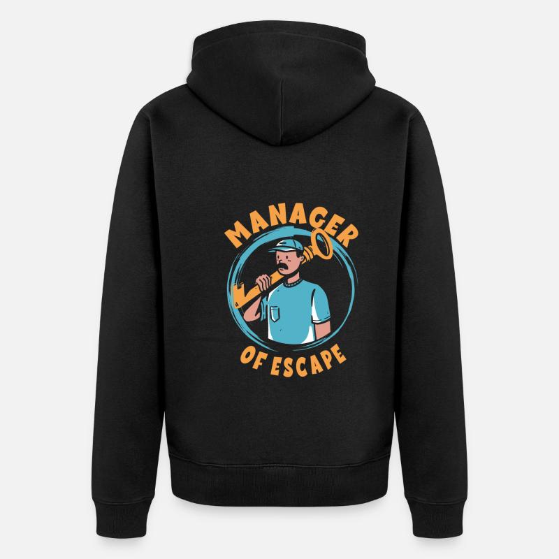 Salle d’évasion - Veste à capuche bio Premium Unisexe - noir