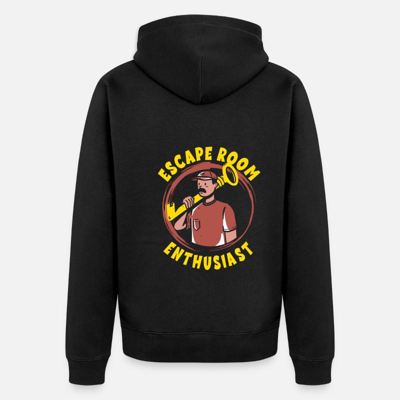 Salle d’évasion - Veste à capuche bio Premium Unisexe - noir