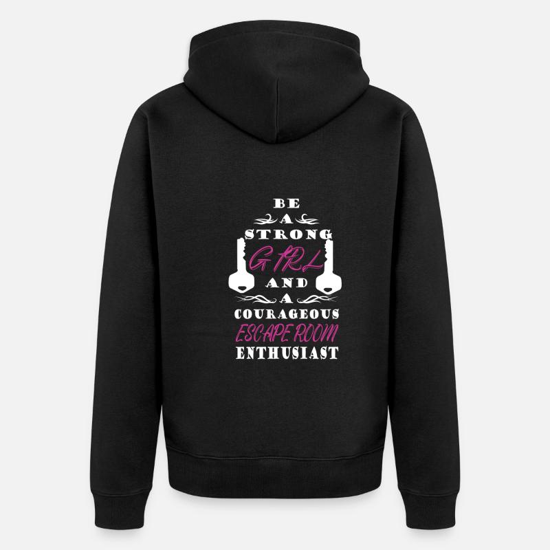 Salle d’évasion - Veste à capuche bio Premium Unisexe - noir