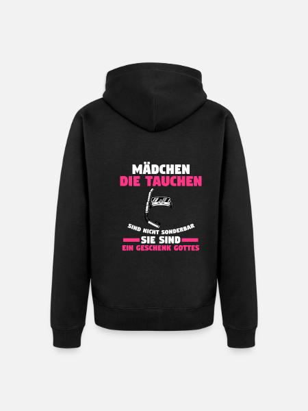 Schullehrerin Lehrerin - Unisex Premium Bio Zip Hoodie - Schwarz