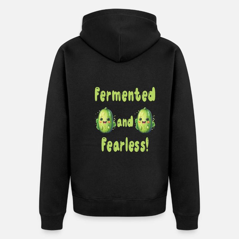 Concombres - Veste à capuche bio Premium Unisexe - noir