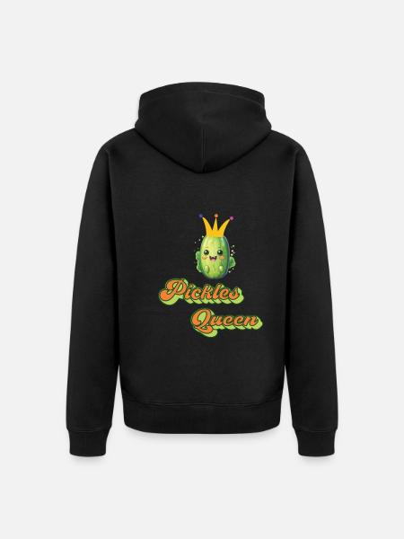 Cucumbers - Unisex Premium Organic Zip Hoodie - black