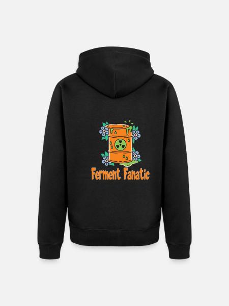 Fermentation - Veste à capuche bio Premium Unisexe - noir