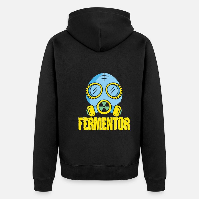 Fermentation - Veste à capuche bio Premium Unisexe - noir