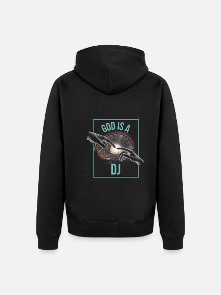Festival - Unisex Premium Organic Zip Hoodie - black