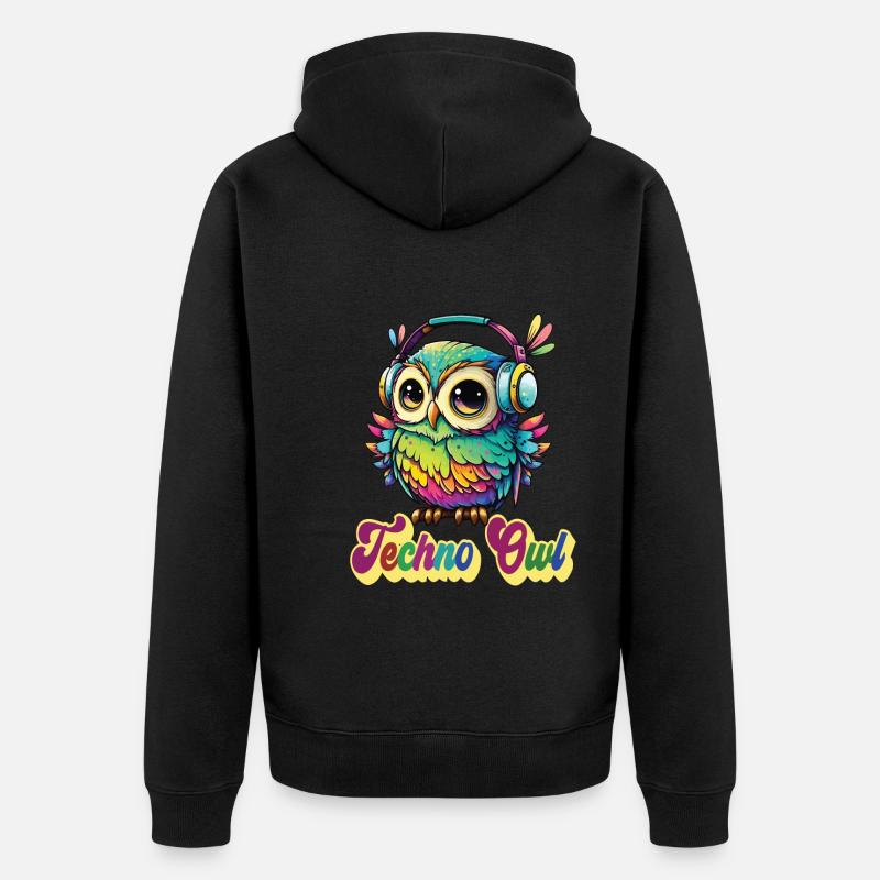 Fête - Veste à capuche bio Premium Unisexe - noir