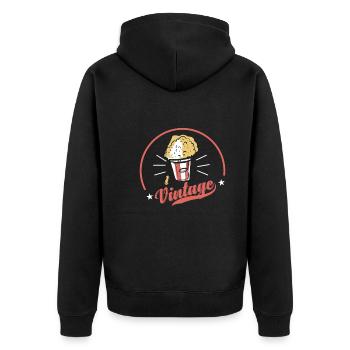 Vieux films - Veste à capuche bio Premium Unisexe - noir - Dos - Nico (187cm)