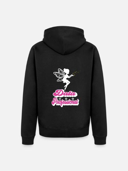 Data Analyst Data Protection Officer - Unisex Premium Organic Zip Hoodie - black