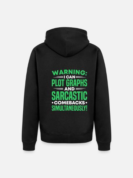 Data Analyst Data Protection Officer - Unisex Premium Organic Zip Hoodie - black