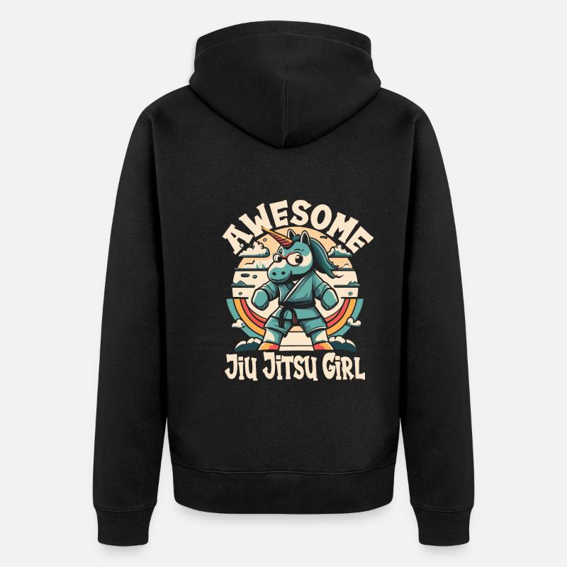 Jiu Jitsu - Veste à capuche bio Premium Unisexe - noir