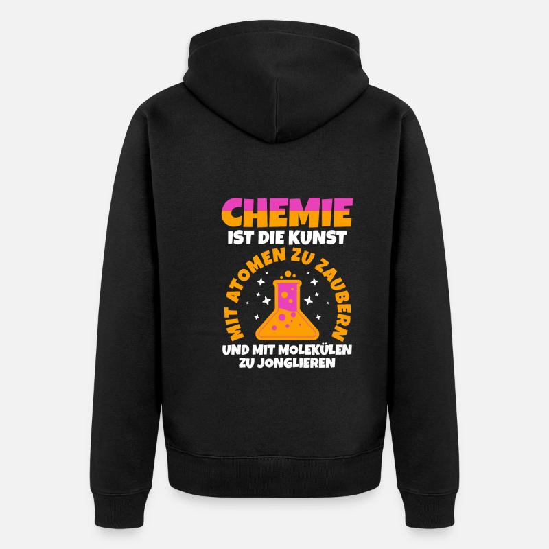 Chimiste Sciences Physique Chimie - Veste à capuche bio Premium Unisexe - noir