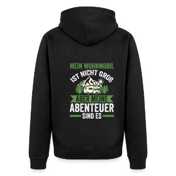 Camping-car Camping-car Camping Camping - Veste à capuche bio Premium Unisexe - noir - Dos - Nico (187cm)