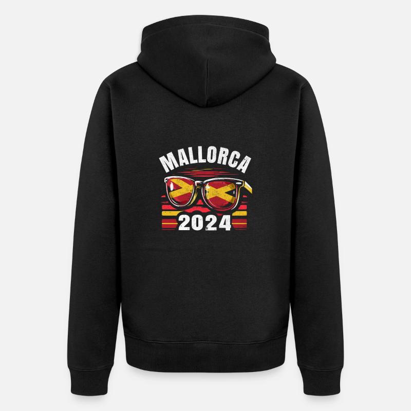 Majorque 2024 - Veste à capuche bio Premium Unisexe - noir