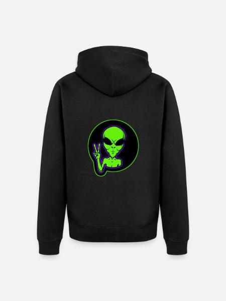 Étranger - Veste à capuche bio Premium Unisexe - noir