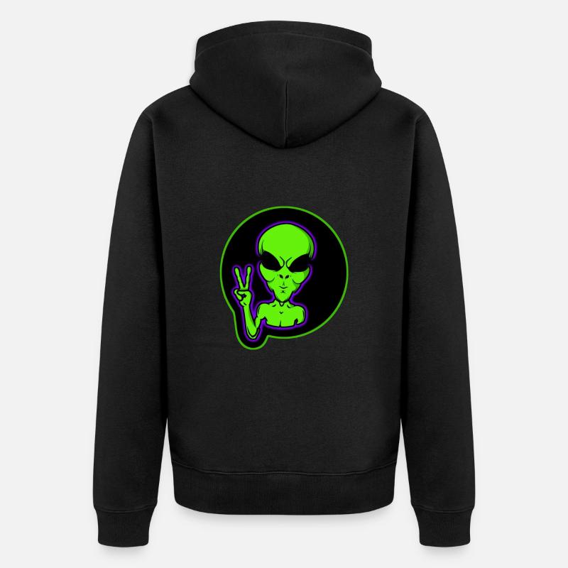 Étranger - Veste à capuche bio Premium Unisexe - noir